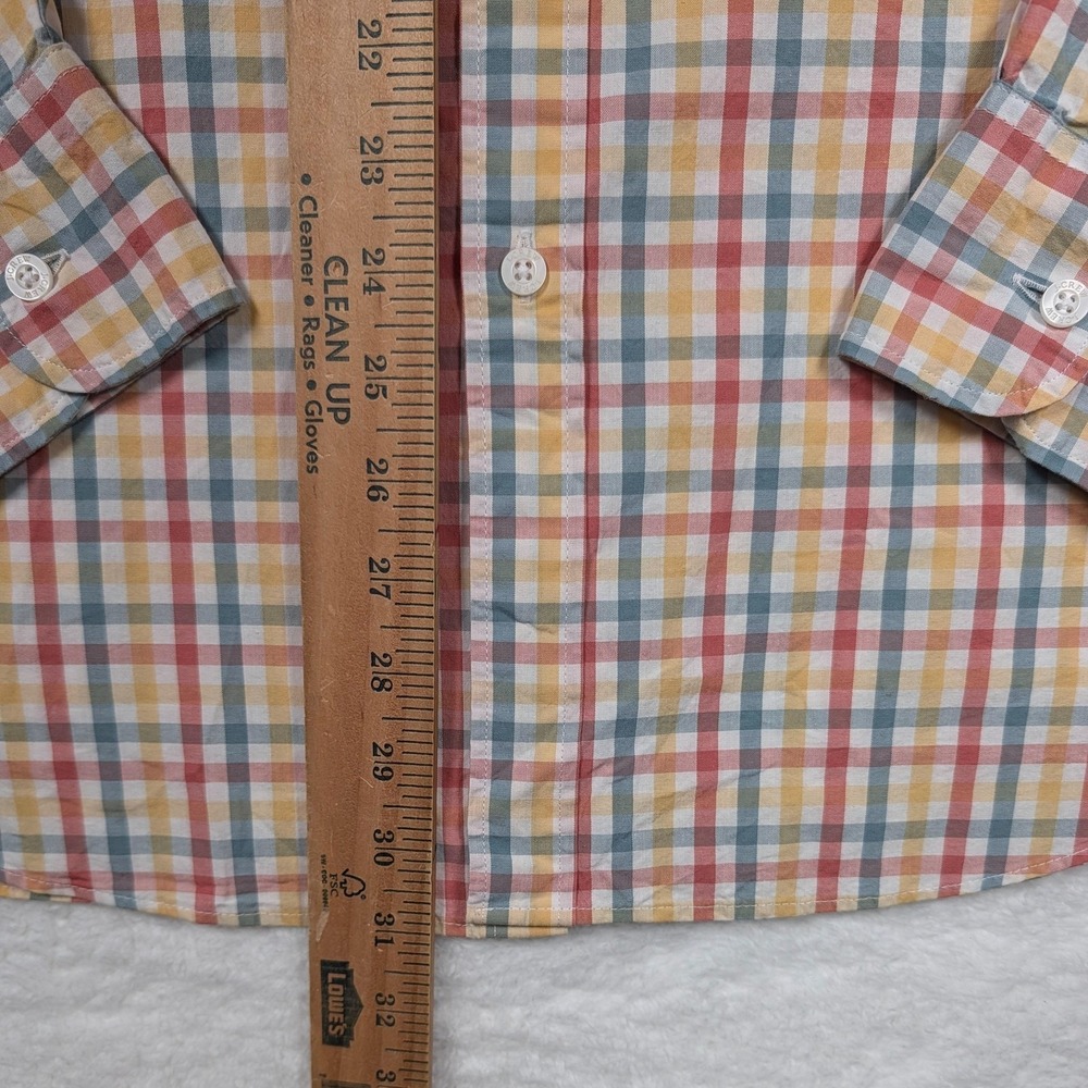J Crew Shirt Mens XL Multicolor Check Flex Washed Classic LS Button Down NEW - Picture 5 of 10